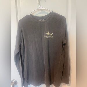 Alvin’s Island Women’s Size Small Grey Long Sleeve Tee Shirt.